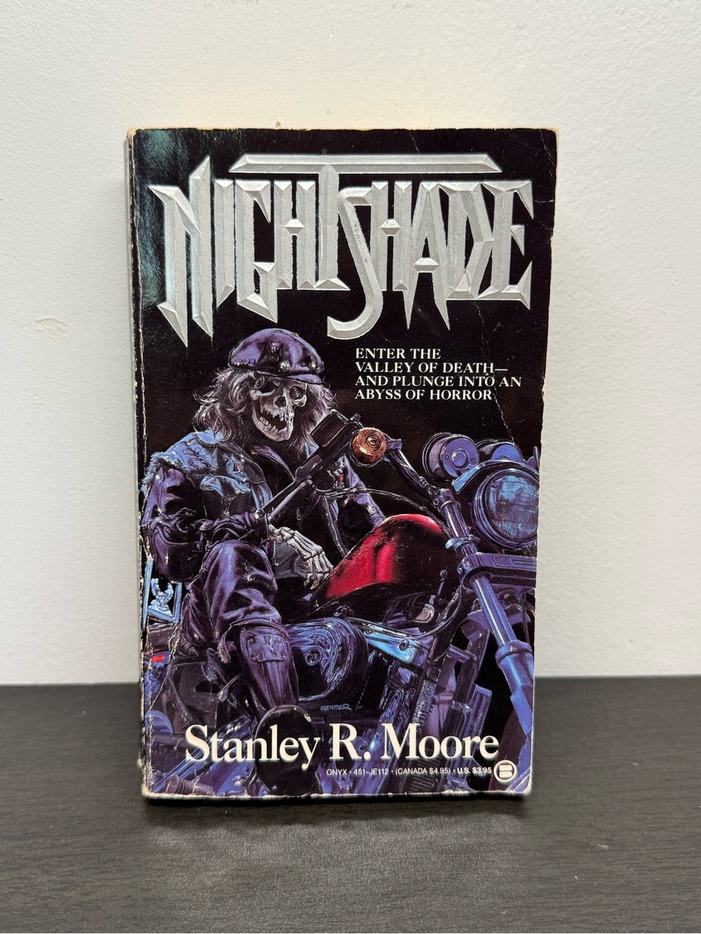 Nightshade By Stanley Moore Vintage Paperback Book 1989 Onyx Horror